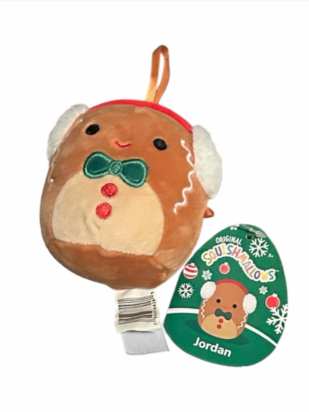Squishmallows 4 in Gingerbread 2021 Ornament